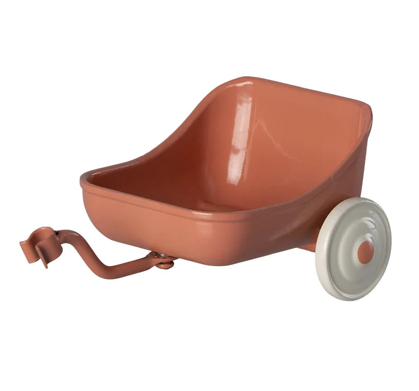 Maileg Tricycle Trailer for Mouse in Coral | 2024 Release | Children of the Wild