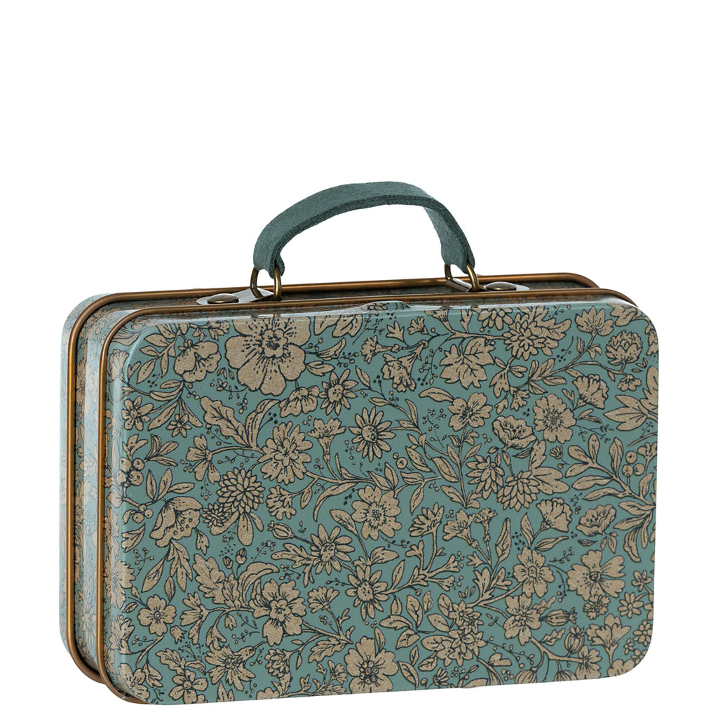 Maileg Metal Suitcase in Blossom Blue | 2023 Release | Children of the Wild