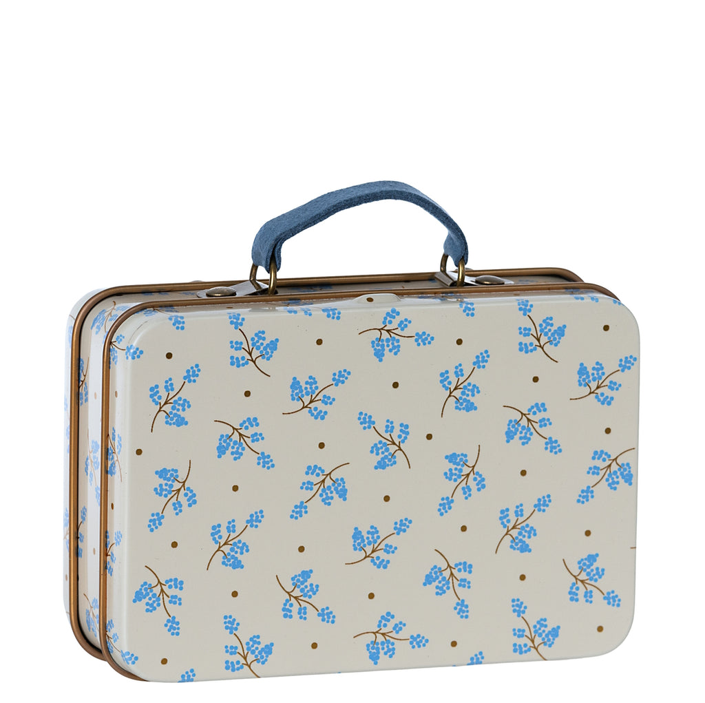 Maileg Metal Suitcase in Madelaine Blue | 2023 Release | Children of the Wild