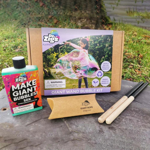Dr Zigs Giant Wand Bubble Kit Flatpack | Children of the Wild