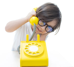 Kiko & GG Retro Telephone in Yellow | Children of the Wild