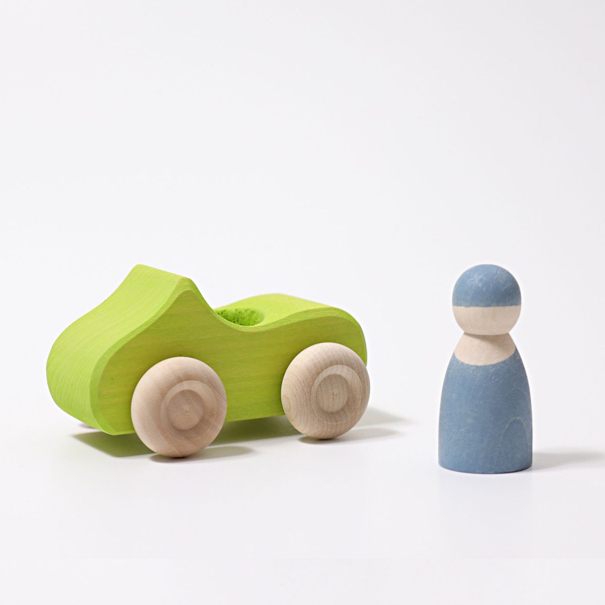 Grimms Convertible in Green | Wooden Car | Children of the Wild