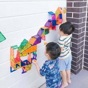 Connetix 102 Piece Rainbow Creative Magnetic Tiles Pack | 10% OFF SALE | Children of the Wild