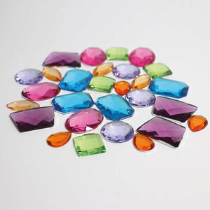 28 Giant Acrylic Glitter Stones | For ages 3+ years | Children of the Wild