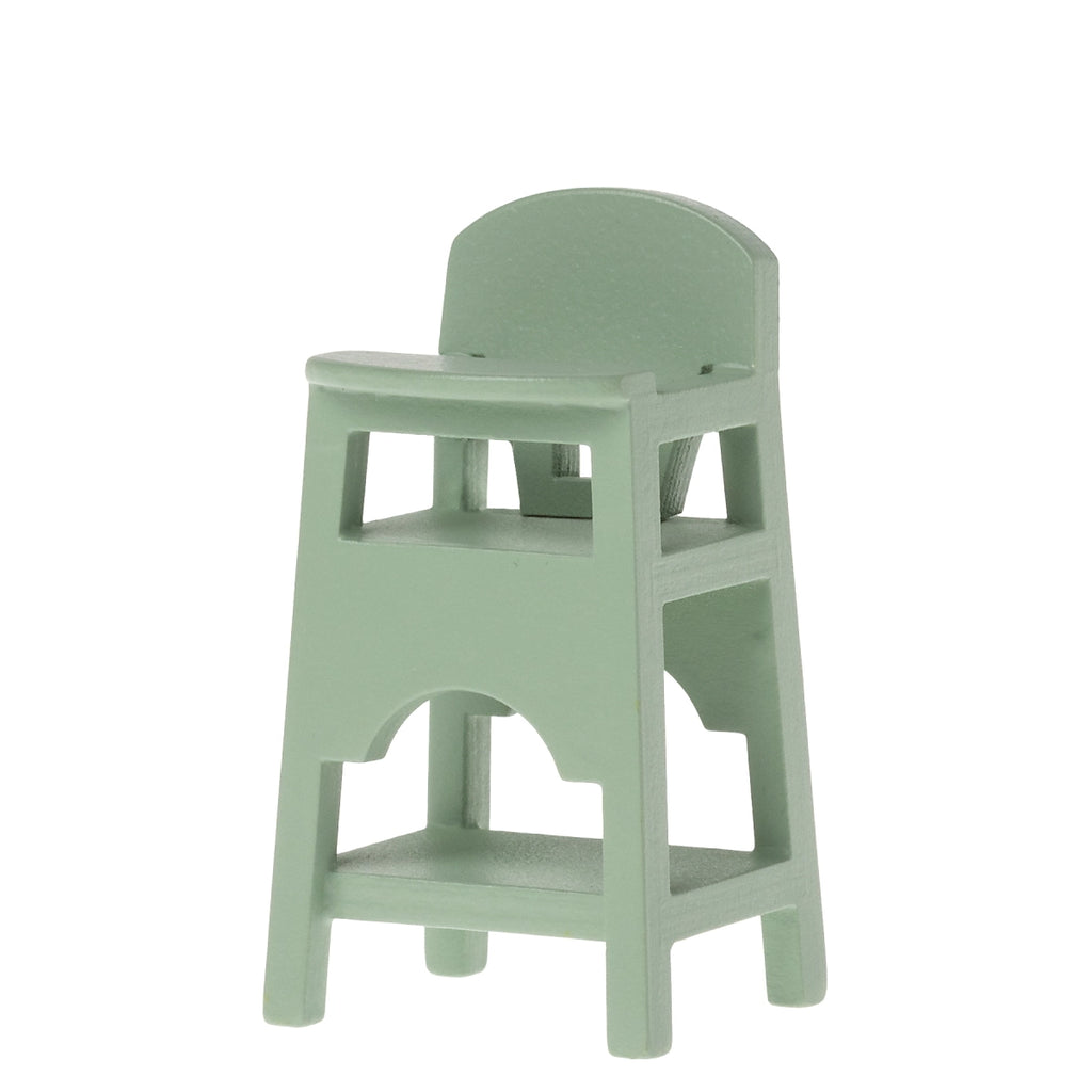 Maileg Highchair for Mouse in Mint | Children of the Wild