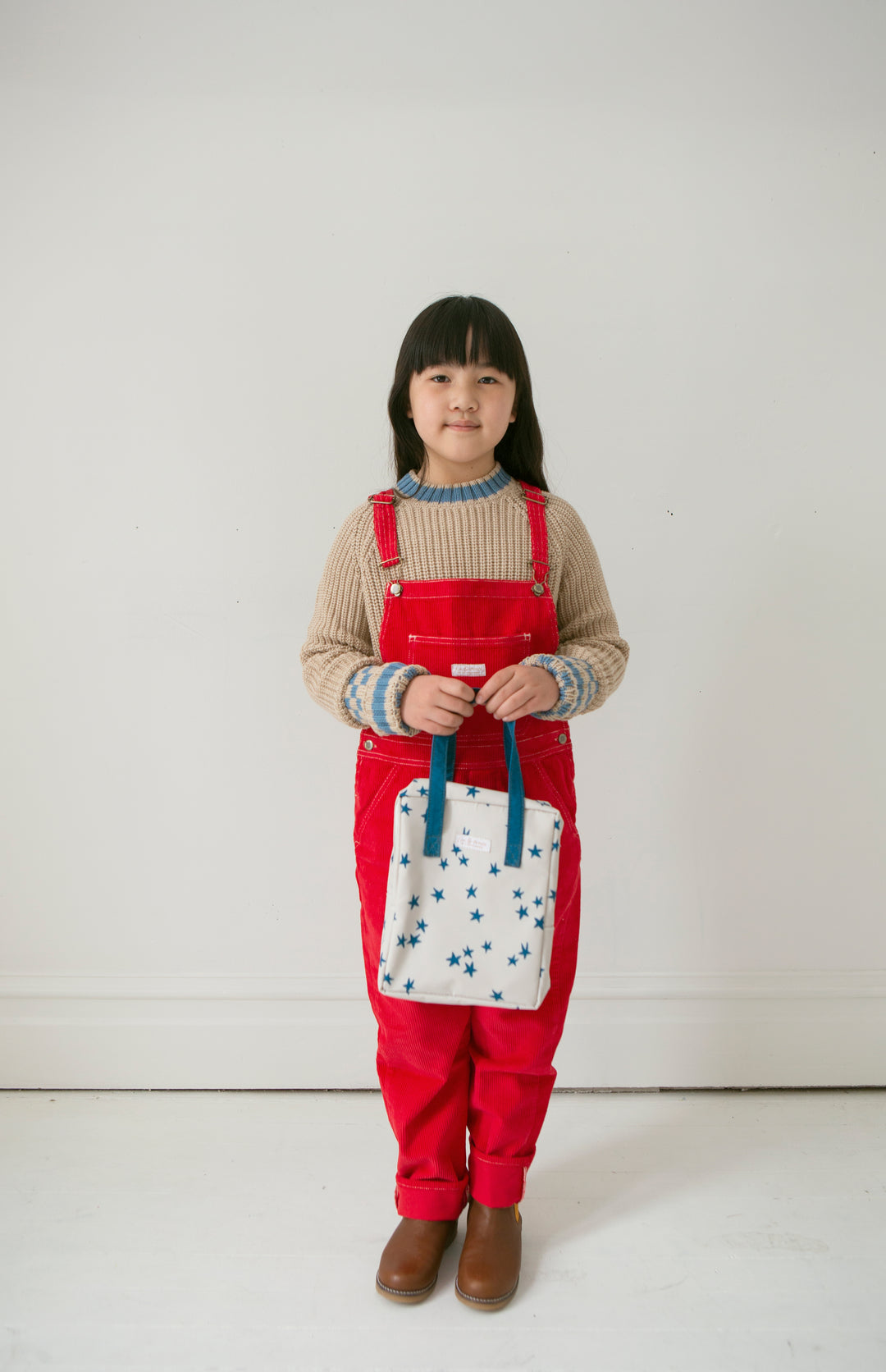 Fin and Vince Classic Overalls in Chilli | 30% OFF | Size 2-3y, 8-9y |Children of the Wild