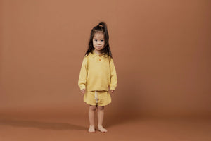 Grown Shop Sunshine Button Up Jumper in Lemon | 40% OFF | Children of the Wild