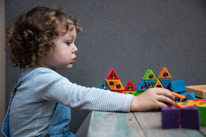 Bauspiel Junior Triangles 54 Pieces | Children of the Wild