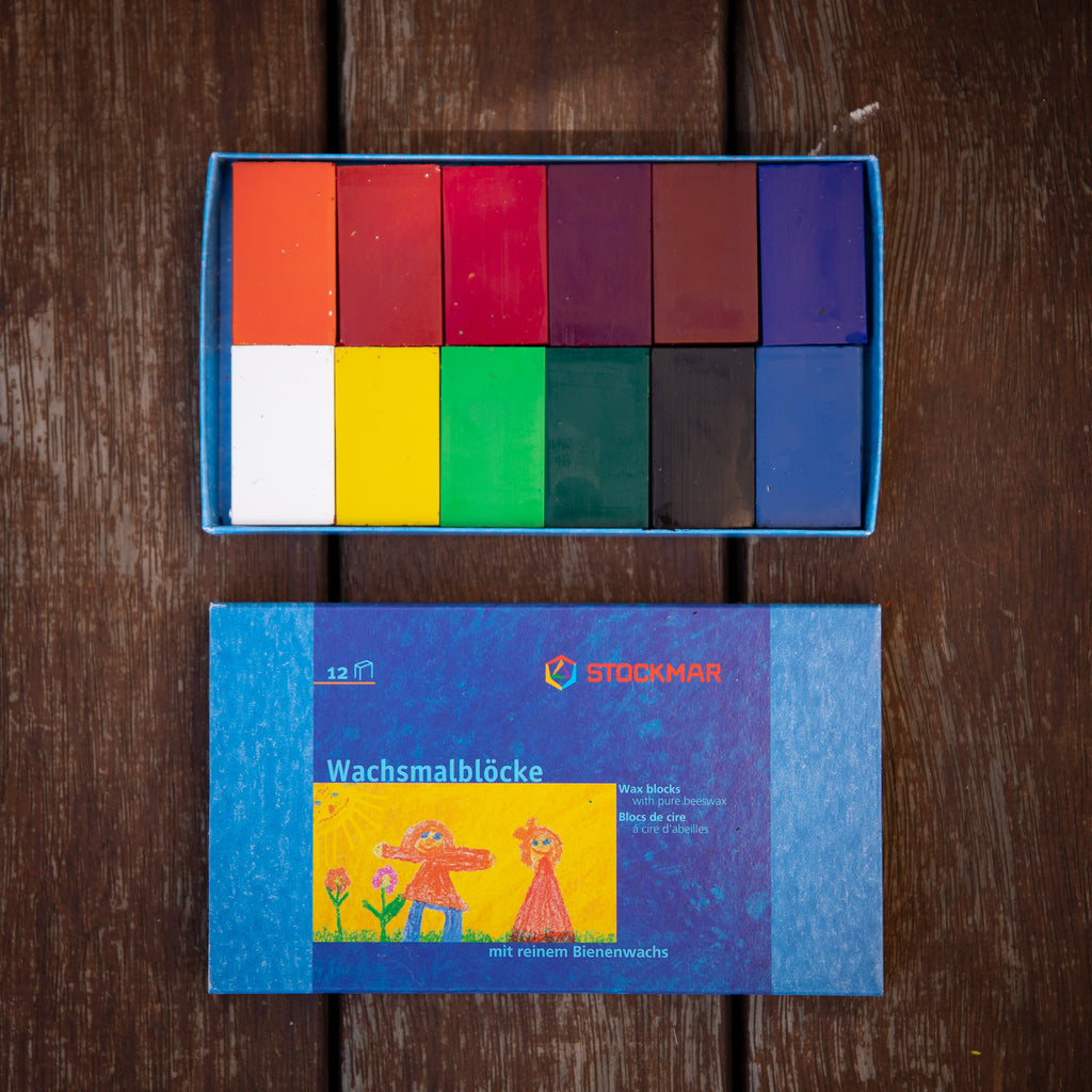 Stockmar Wax Crayons 12 Block Box | Children of the Wild