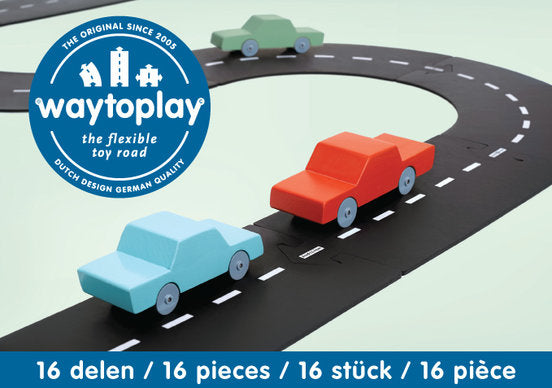 Way to Play Rubber Roads - Express Way (16 Pieces)