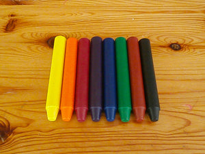 Filana Beeswax Crayons | 8 Sticks with Black and Brown | Children of the Wild