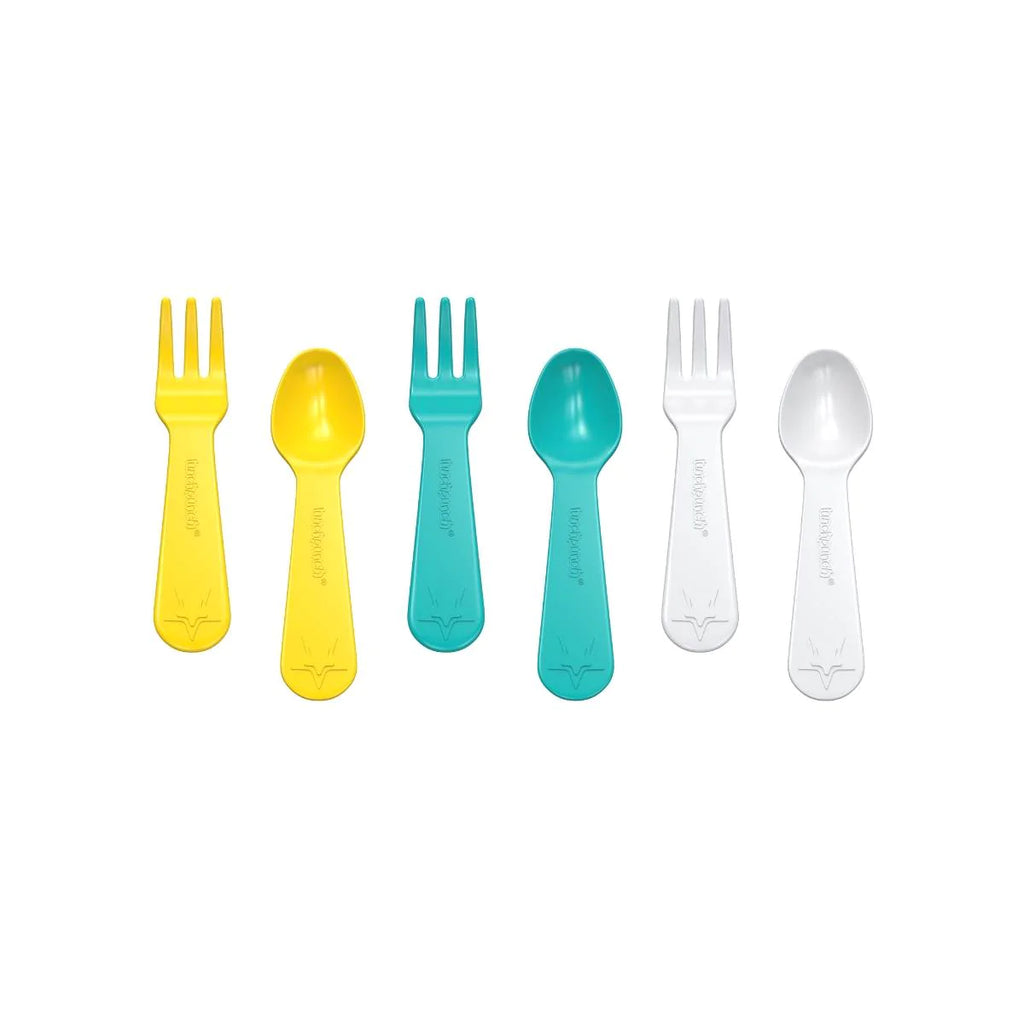 Lunch Punch Spoon and Fork Set in Yellow | Children of the Wild