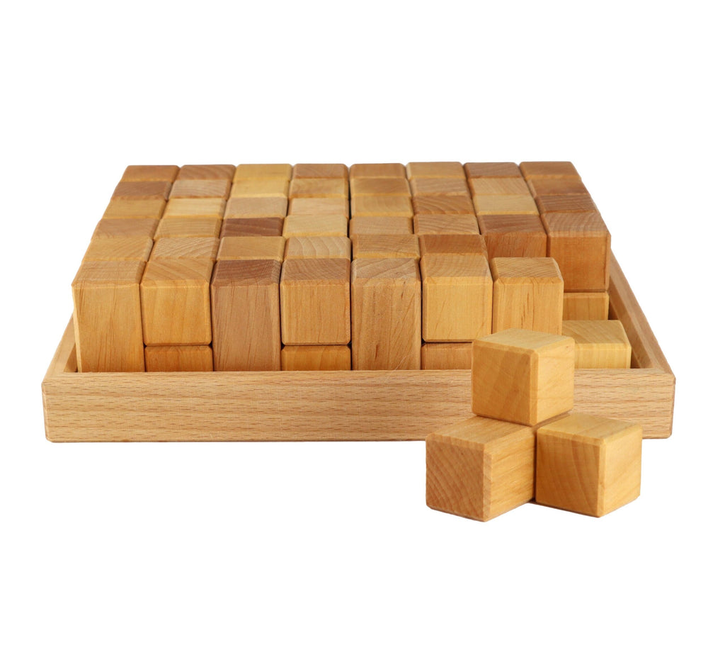 Bauspiel Natural Wood Corner Blocks with 24 Pieces | Children of the Wild
