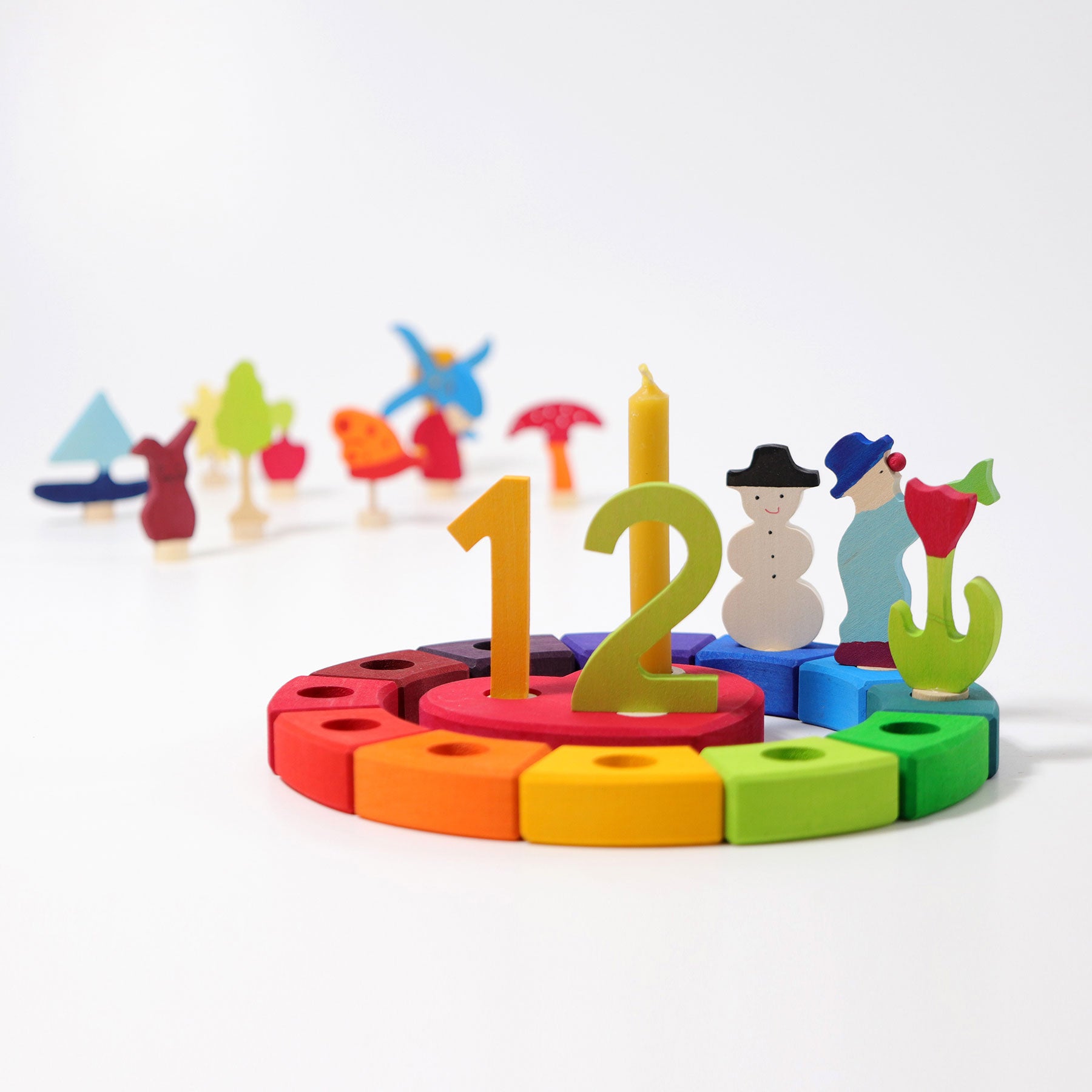 Grimm’s Rainbow Birthday Celebration Ring | 12 Holes | Children of the Wild