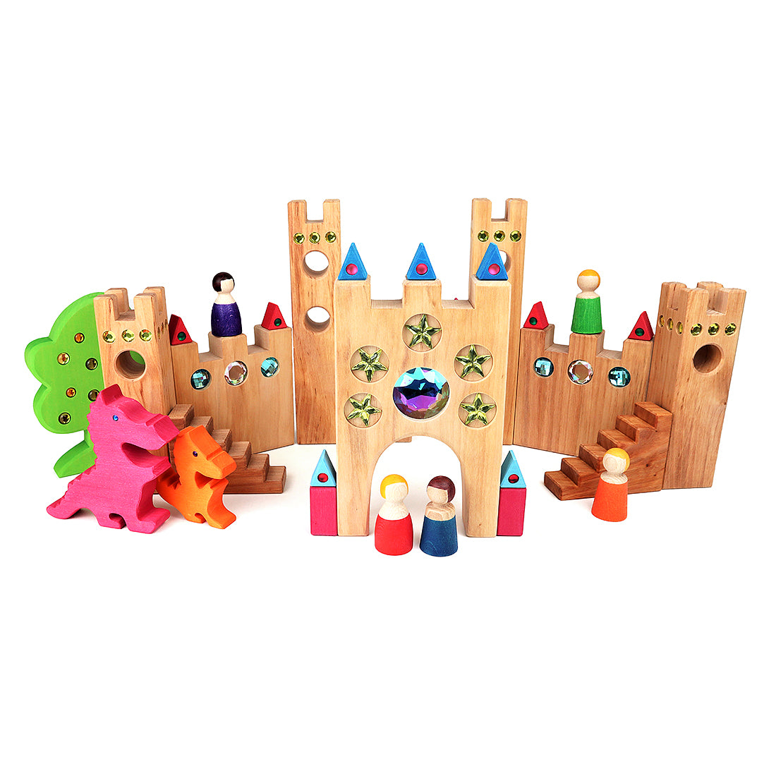 Bauspiel Fairytale Castle 16 Piece Set | Large |  Children of the Wild