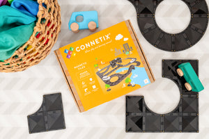 Connetix 48pc Creative Roads Magnetic Tile Pack | 2024 Release | Children of the Wild