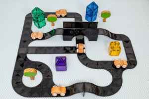 Connetix 48pc Creative Roads Magnetic Tile Pack | 2024 Release | Children of the Wild