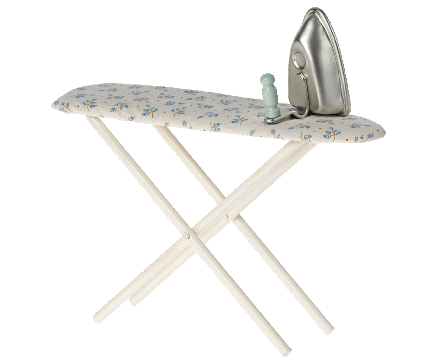 Maileg Miniature iron and ironing board in Blue | Children of the Wild