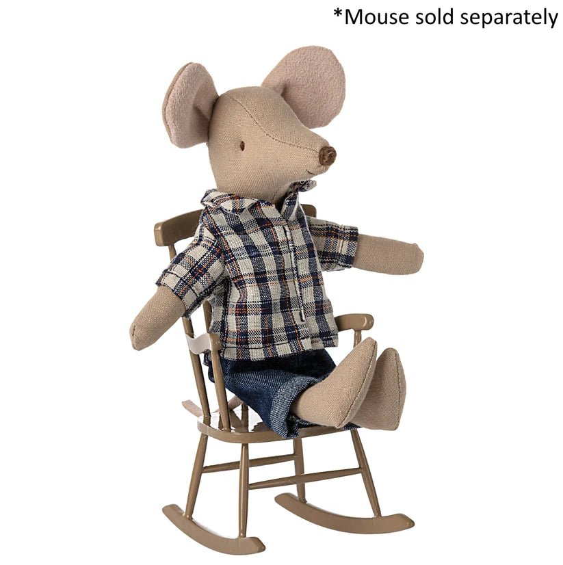 Maileg Rocking Chair Mouse Light Brown | 2023 Release | Children of the Wild
