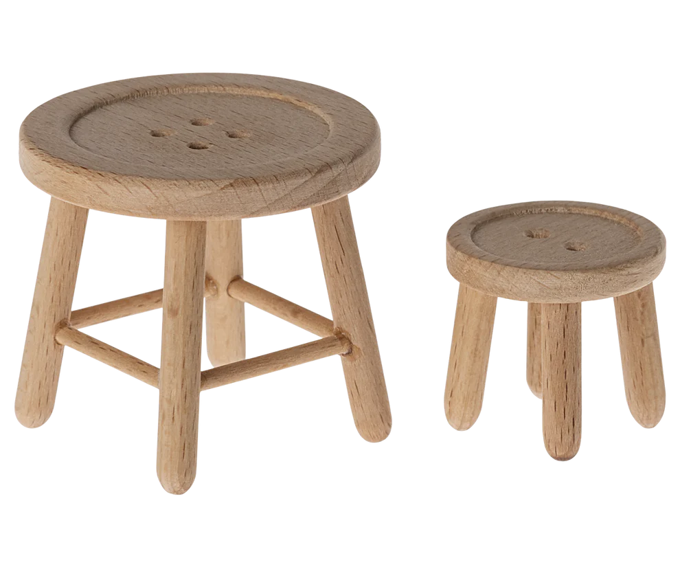 Maileg Table and Stool Set for Mouse | Children of the Wild