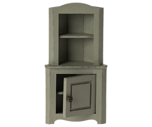 Maileg Corner Cabinet for Mouse in Light Green | 2024 Release | Children of the Wild