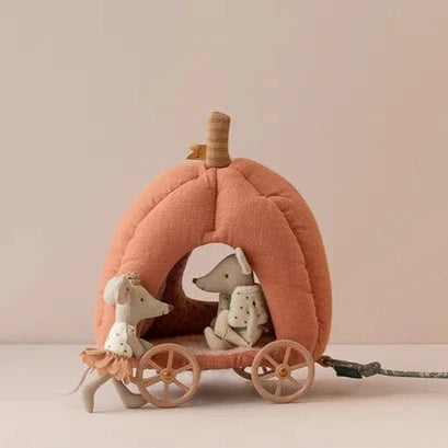 Maileg Pumpkin Carriage for Mouse | 2024 Release | Children of the Wild