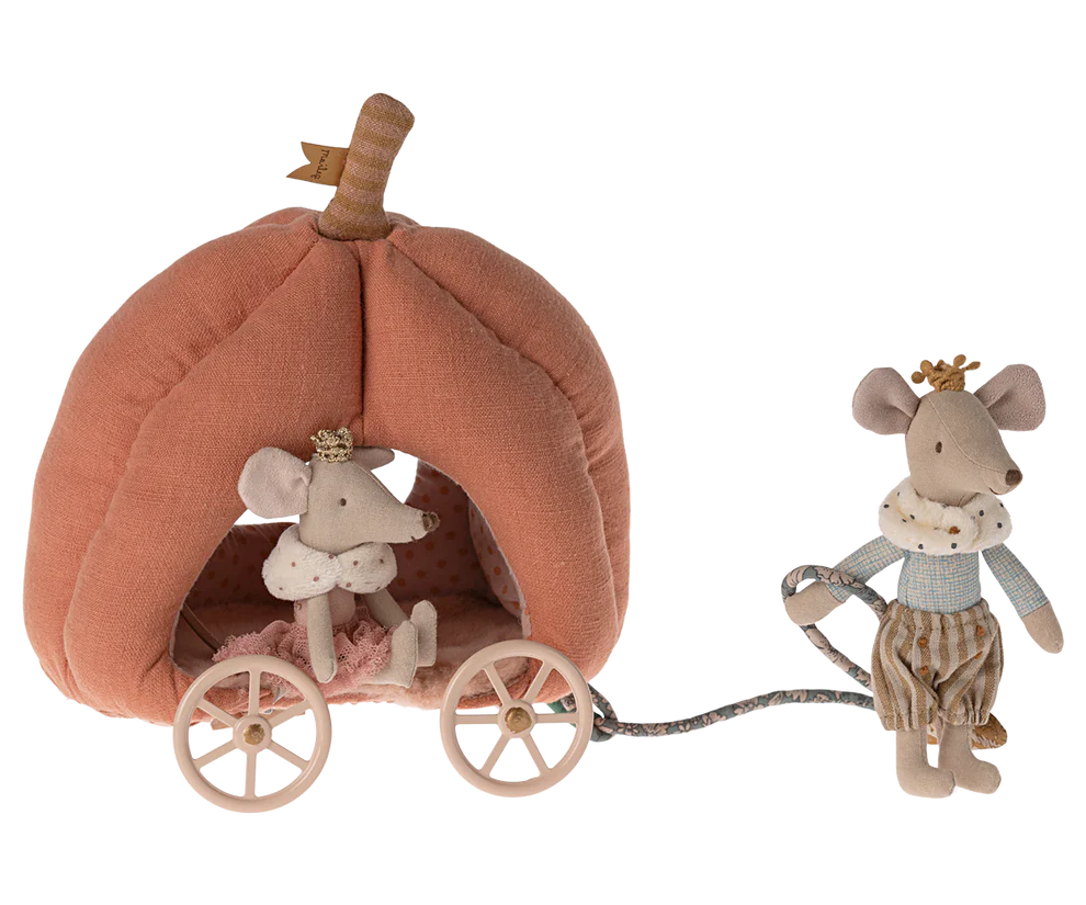 Maileg Pumpkin Carriage for Mouse | 2024 Release | Children of the Wild