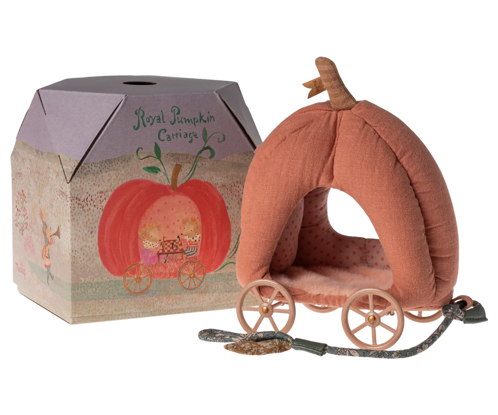 Maileg Pumpkin Carriage for Mouse | 2024 Release | Children of the Wild