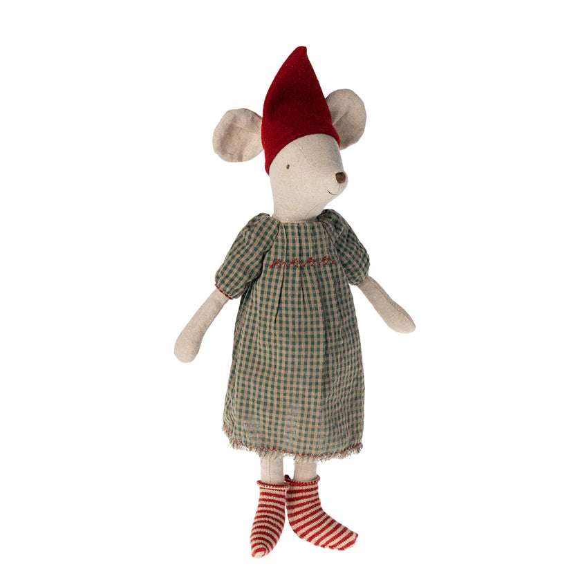Maileg Christmas Mouse Medium Girl | 2023 Christmas Release | Children of the Wild