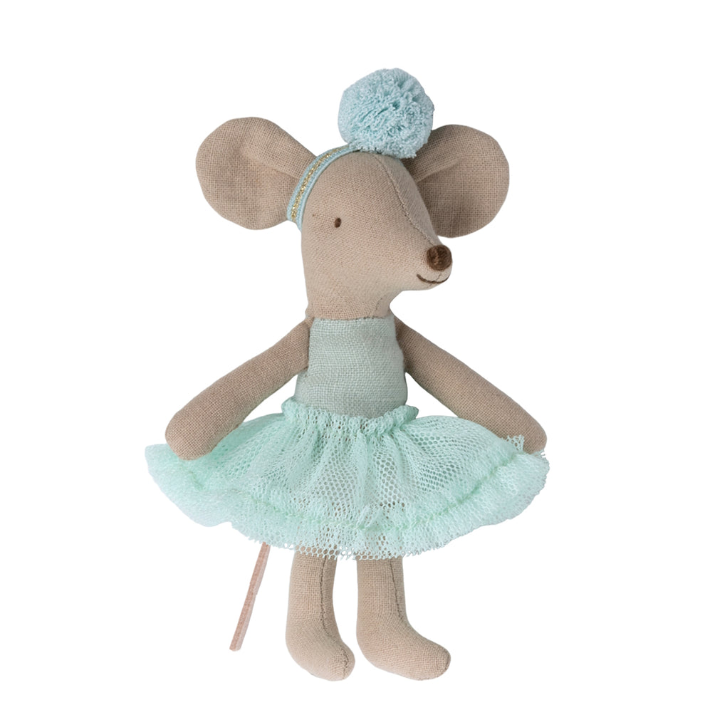 Maileg Ballerina Mouse Little Sister in Light Blue| 2023 Release | Children of the Wild