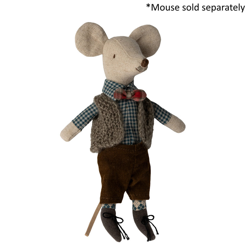 Maileg Vest and Pants for Grandpa Mouse Clothes Set | Children of the Wild