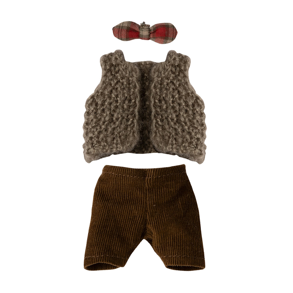 Maileg Vest and Pants for Grandpa Mouse Clothes Set | Children of the Wild