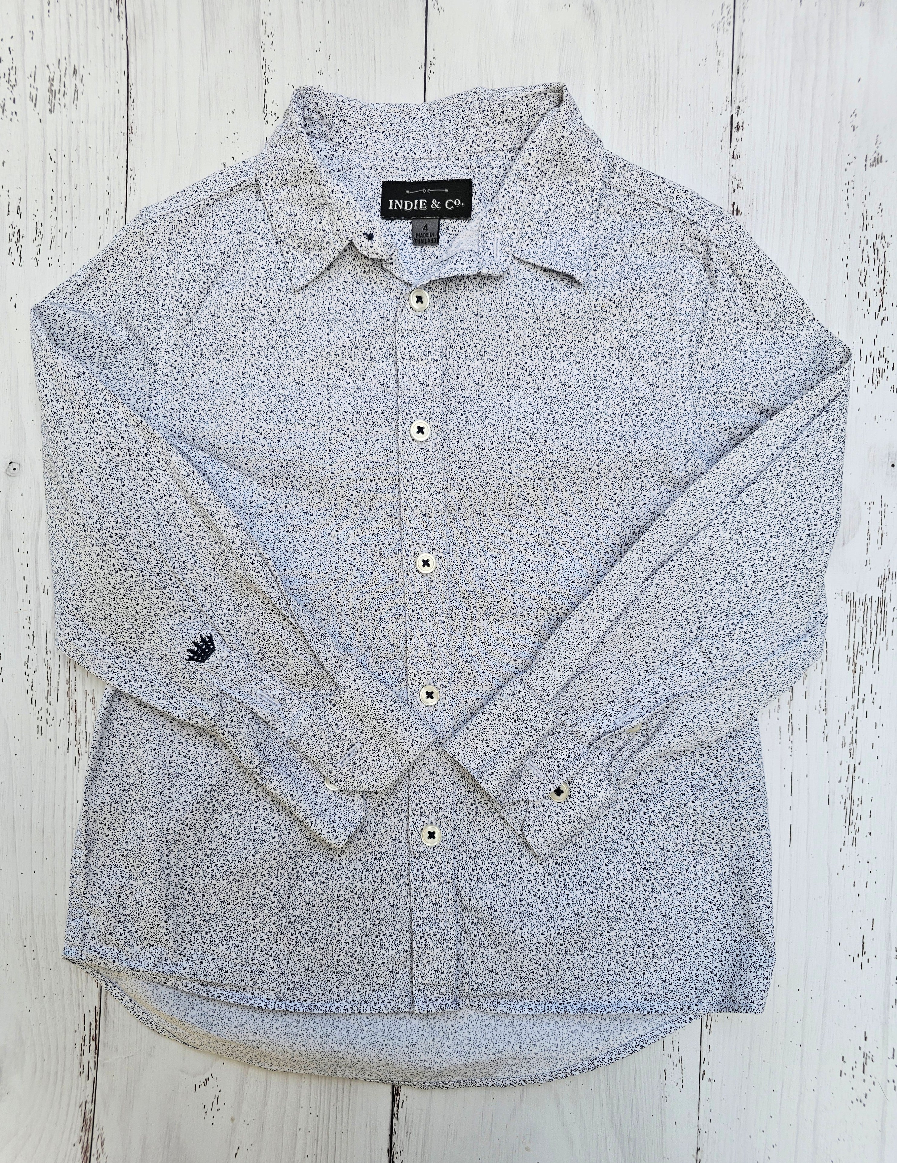 THRIFT Indie & Co Size 4 LS Button Up Shirt | Children of the Wild