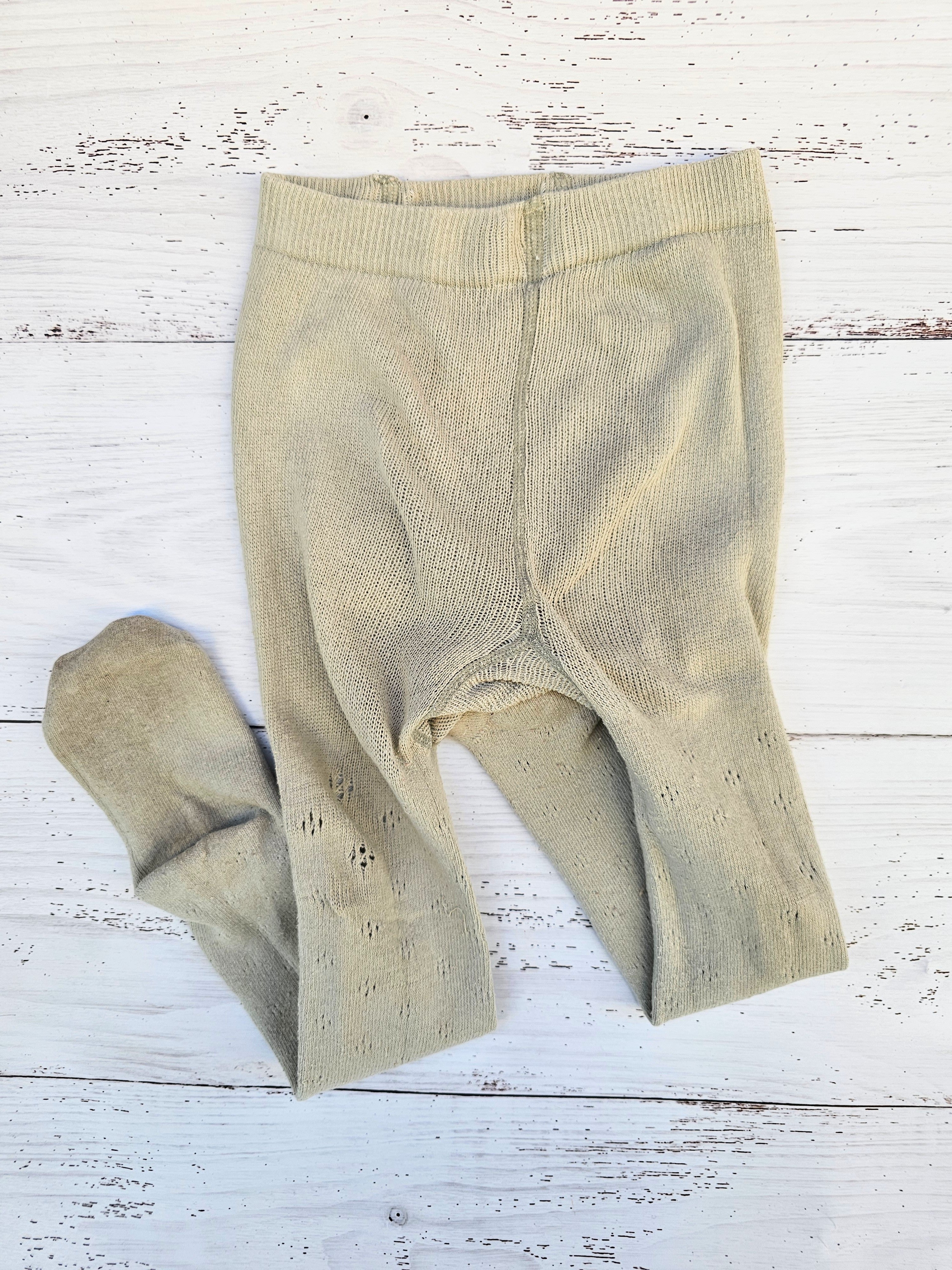 THRIFT Jamie Kay Tights in Soft Green | Children of the Wild