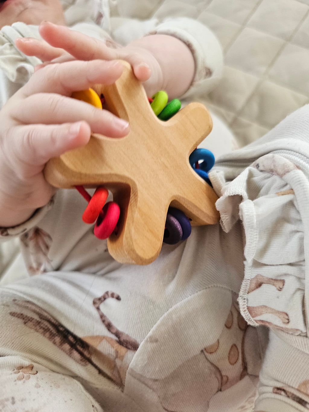 Grimm’s Star Grasping Toy Rattle | Baby 0+ months | Children of the Wild