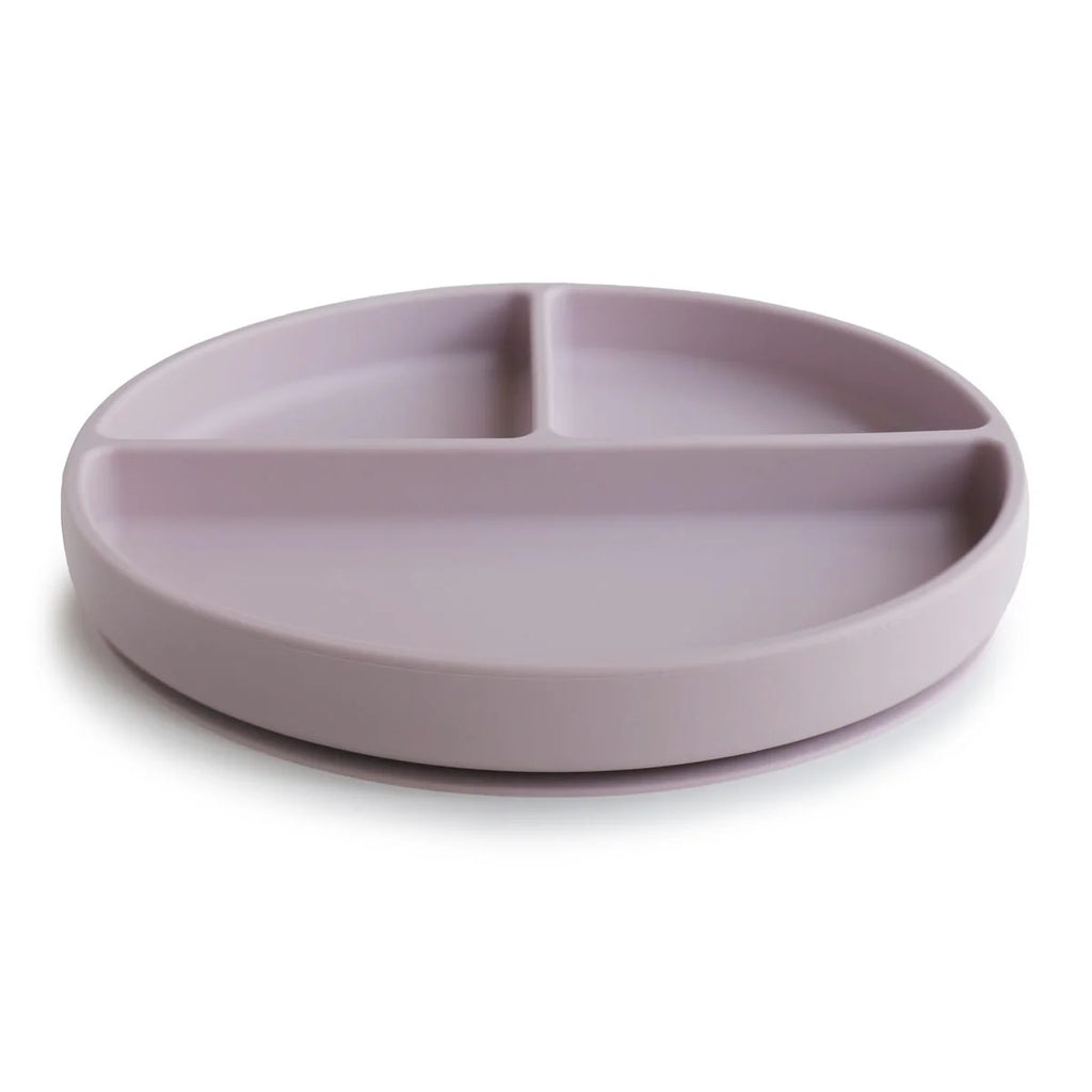 Mushie Silicone Suction Plate in Soft Lilac | 25% OFF SALE | Children of the Wild