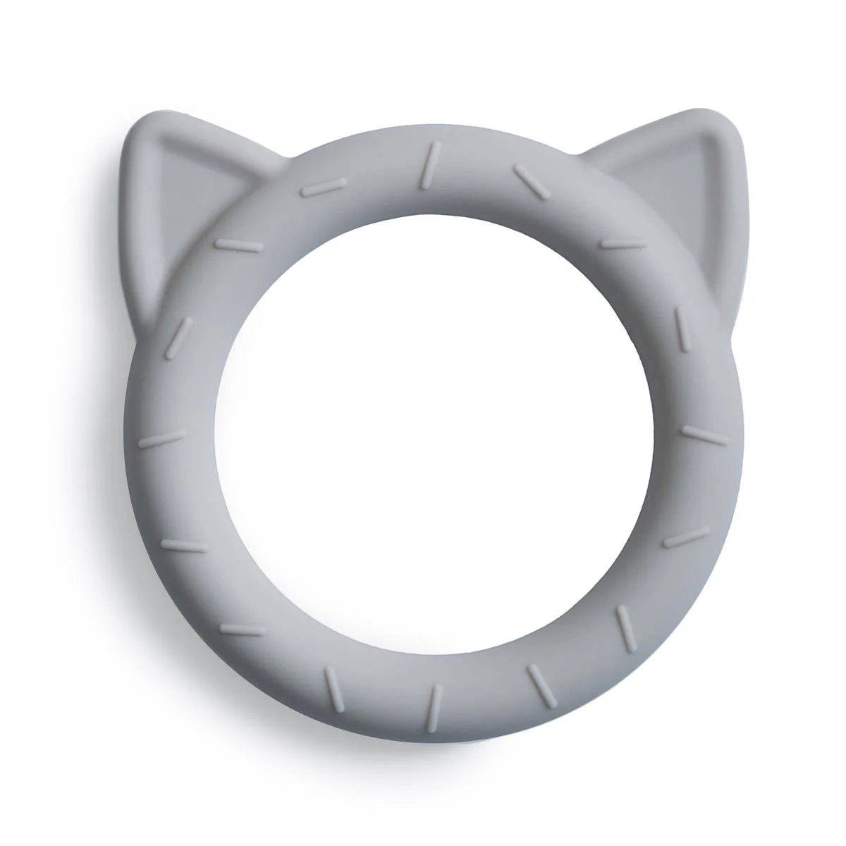 Mushie Cat Teether in Stone | 25%OFF SALE | Children of the Wild