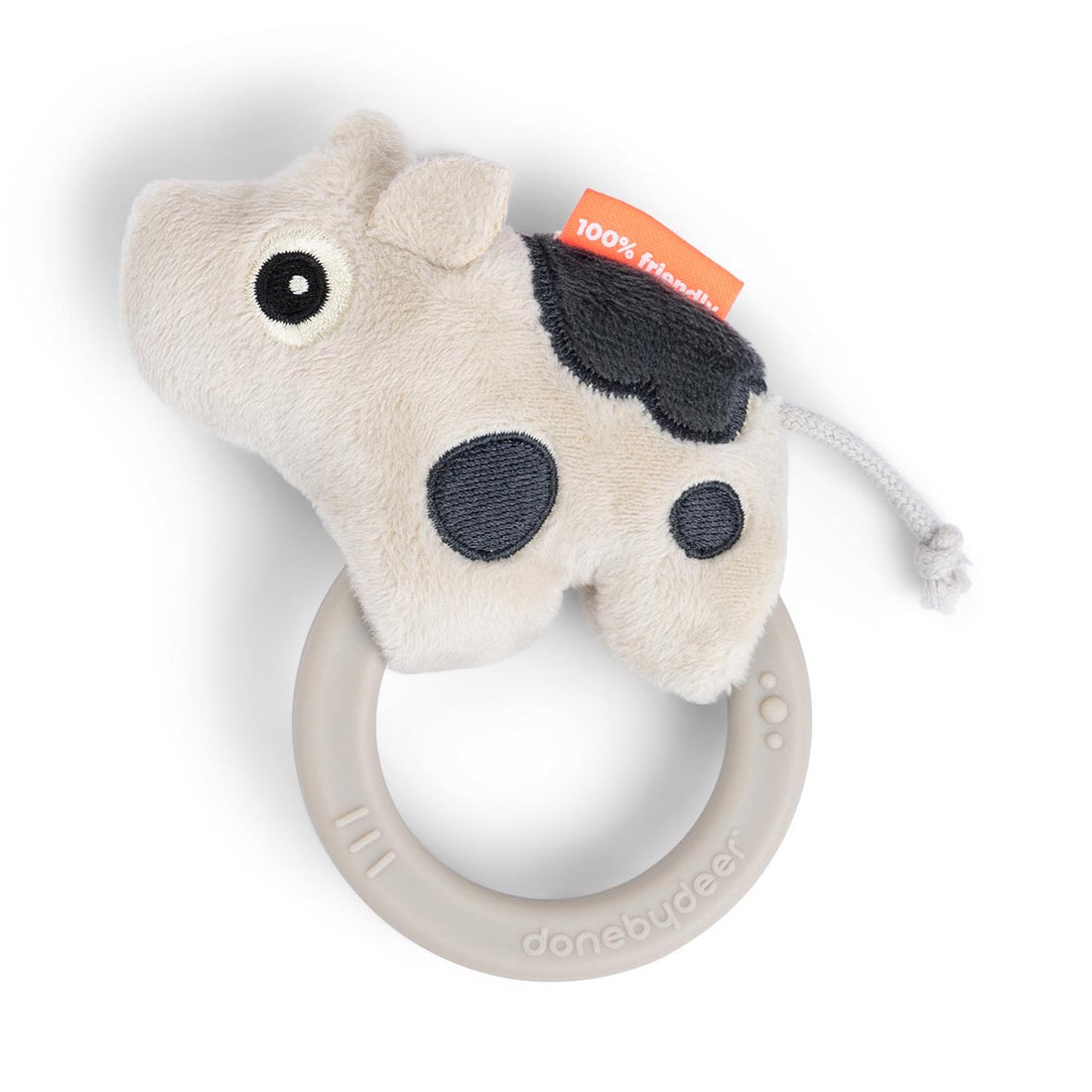 Done by Deer Sensory Rattle with Teether Cow in Sand | 30% OFF SALE ...