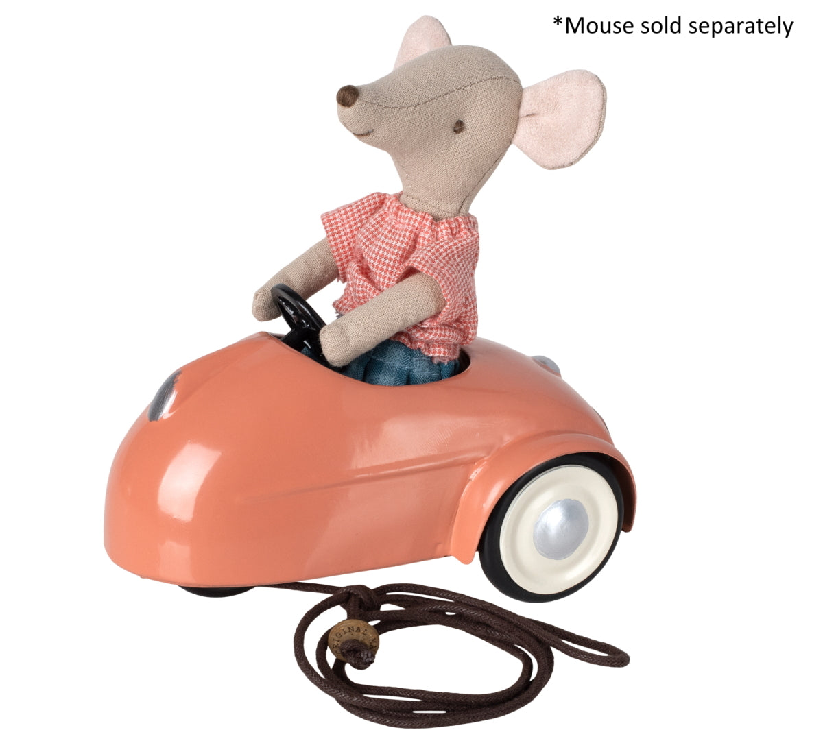 Maileg Mouse Car in Coral | 2023 Release | Children of the Wild