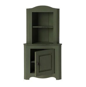 Maileg Miniature Corner Cabinet for in Dark Green | 2024 Release | Children of the Wild