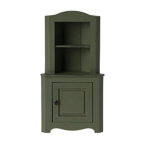 Maileg Miniature Corner Cabinet for in Dark Green | 2024 Release | Children of the Wild