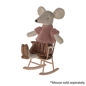 Maileg Rocking Chair Mouse Dark Powder | 2024 Release | Children of the Wild