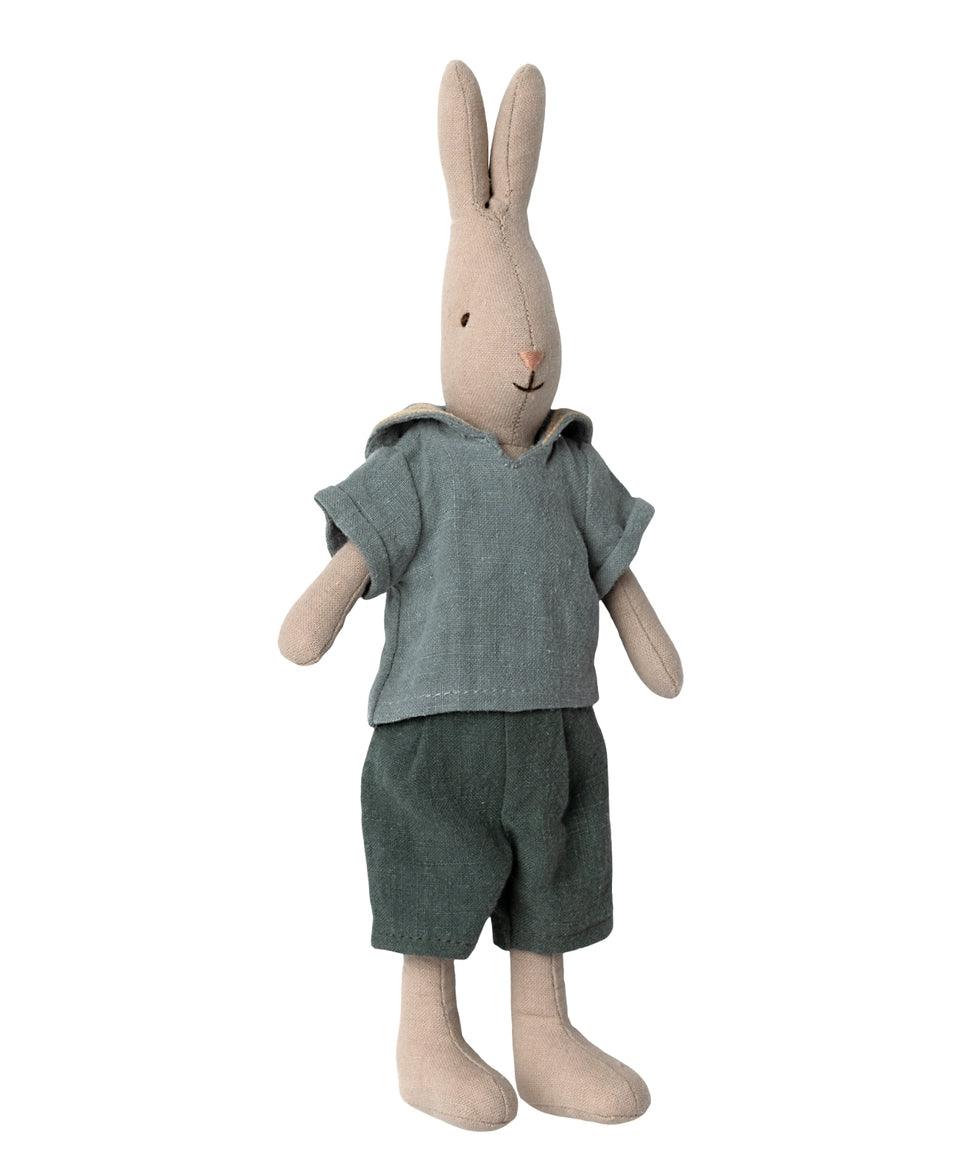Maileg Rabbit in Classic Shirt and Shorts | Size 2 | Children of the Wild