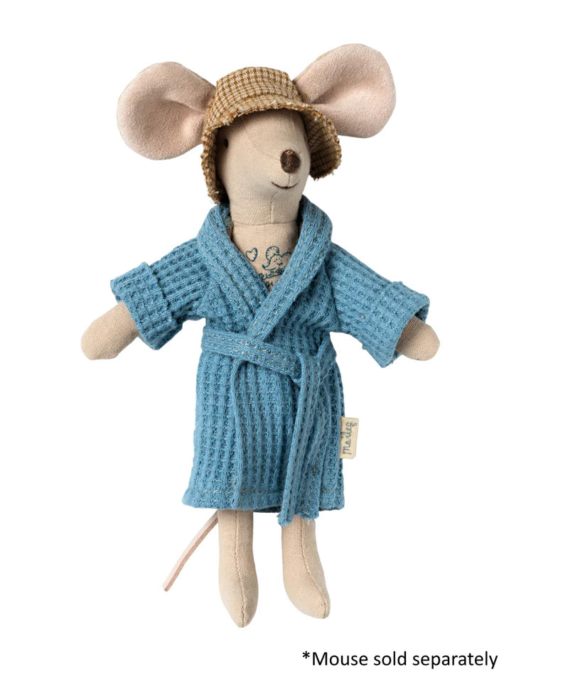 Maileg Bathrobe in Dusty Blue | Children of the Wild