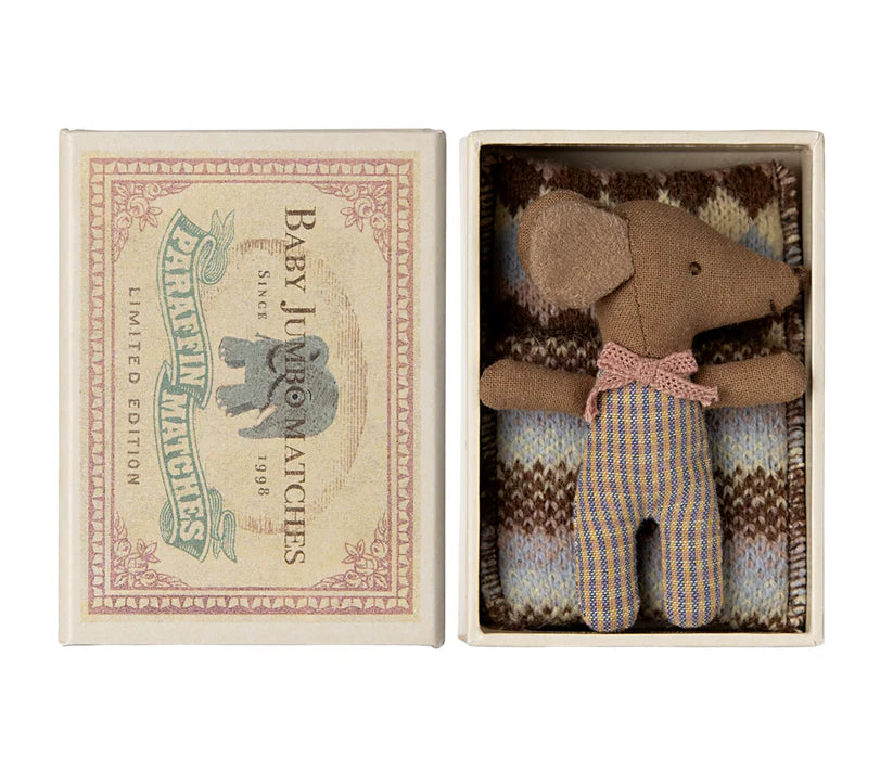 Maileg Sleepy Wakey Mouse in Rose | 2024 Release | Children of the Wild