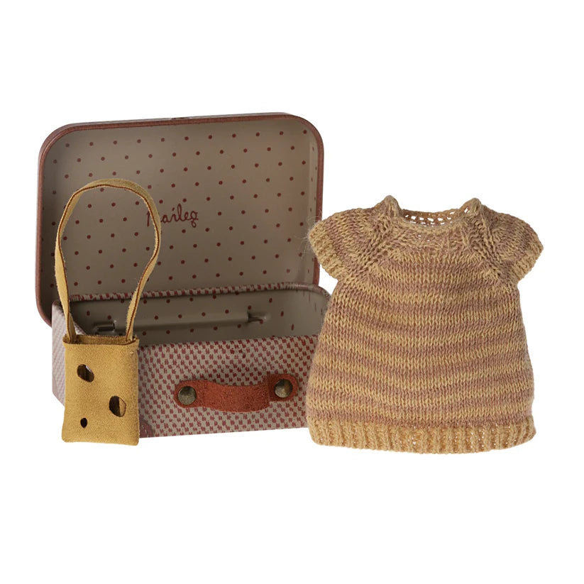 Maileg Dress and Bag in Suitcase Big Sister | 2024 Release | Children of the Wild