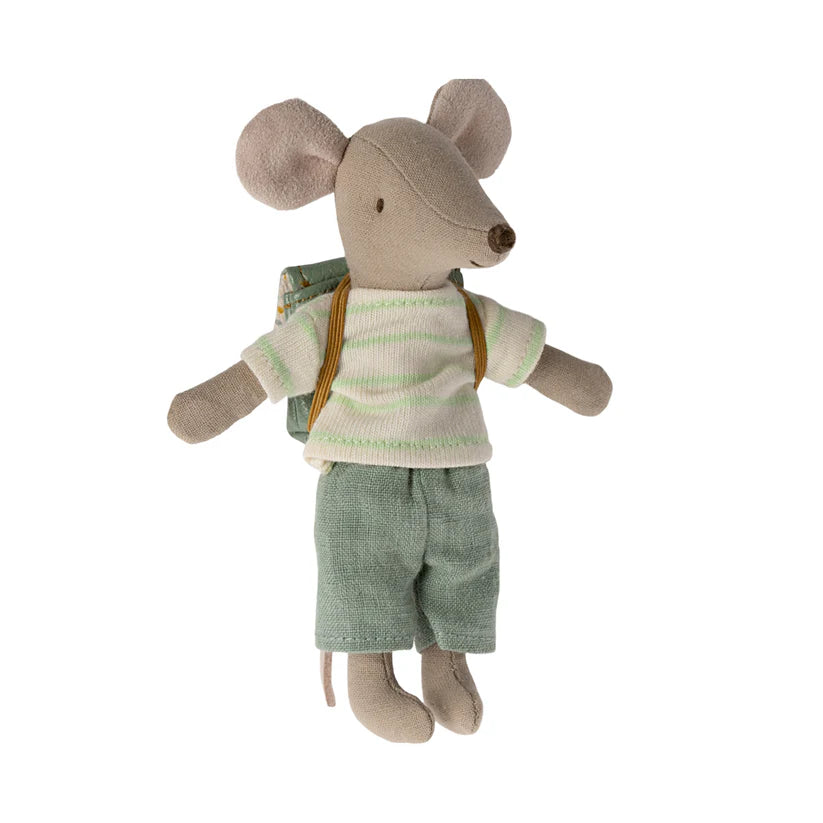 Maileg Tricycle Mouse Big Brother with Bag | 2024 Release | Children of the Wild