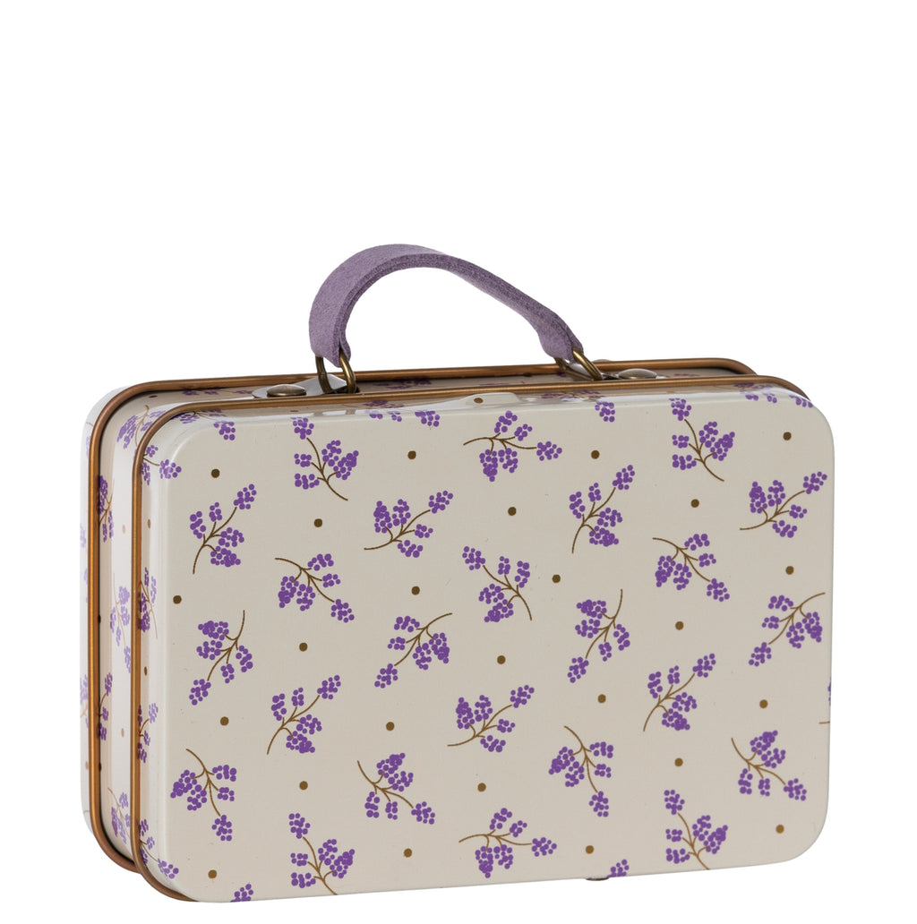 Maileg Metal Suitcase in Madelaine Lavender | 2023 Release | Children of the Wild