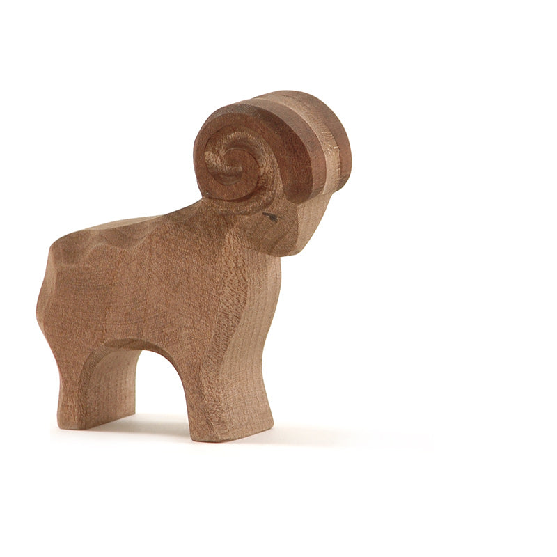 Ostheimer Wooden Ram in Brown 11651 | Family and Farm | Children of the Wild