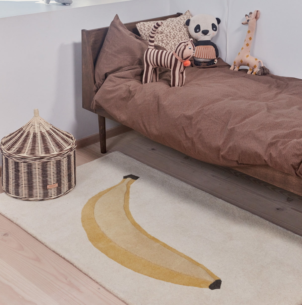 OYOY Living Design Mini | Banana Tufted Rug | Children of the Wild